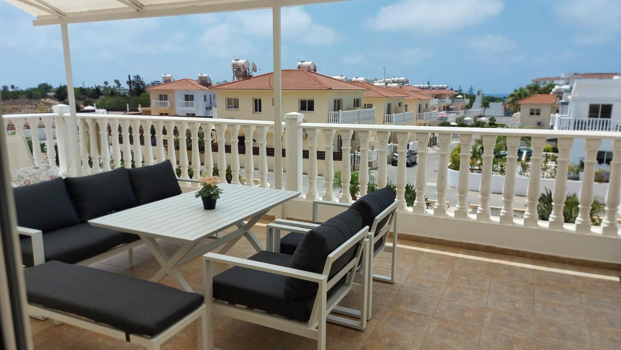 Nissi Golden Sands Sea View 2 Bedroom Apartment Ajía Nápa Eksteriør bilde